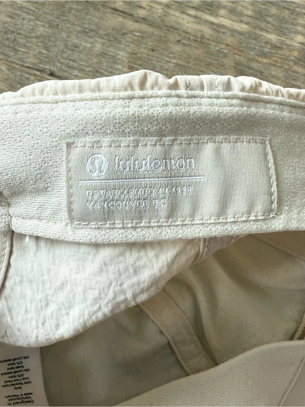 lululemon athletica Women's Cream Baseball Cap with Embroidered Logo Patch